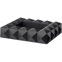 COLIBRI Cigarrenascher Quasar schwarz 6 Abl.
