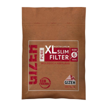 GIZEH Unbleached XL Slim Filter 10x120