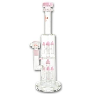 Bong Glas Grace Magic Mushroom pink 40 cm