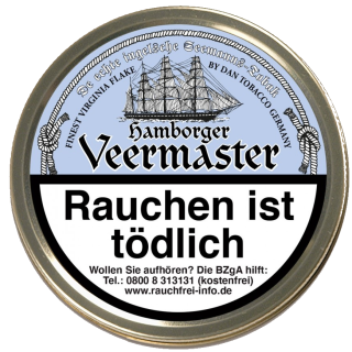 HAMBURGER PFEIFENTABAK Hamborger Veermaster Flake (50 gr.)