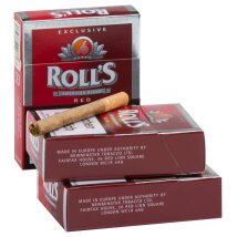 ROLLS Exclusiv Red Naturdeckblatt  (8x23)
