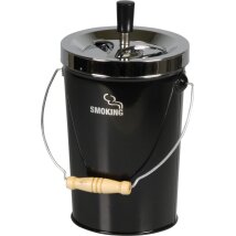 Schleuderascher Kübel schwarz 14 cm Durchmesser/20cm...