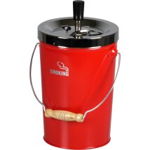 Schleuderascher Kübel rot 14 cm Durchmesser/20cm hoch