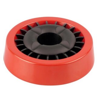 Ascher Metall rot Sterneinsatz