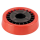 Metallascher STERNEINSATZ OHNE DECKEL Rot/Schwarz Ø 13cm