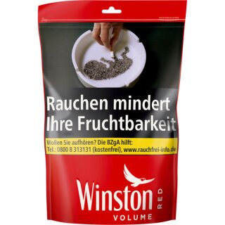 WINSTON Volumen Tobacco Red Zip Bag-XL (105 gr.)