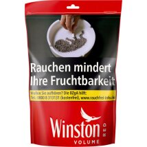 WINSTON Volumen Tobacco Red Zip Bag-XL (105 gr.)