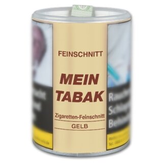 MEIN TABAK Zigaretten Feinschnitt Gelb (180 gr.)