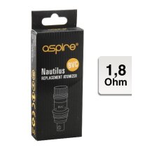 E-Clearomizercoil ASPIRE Nautilus BVC 1,8 Ohm 5 Stück
