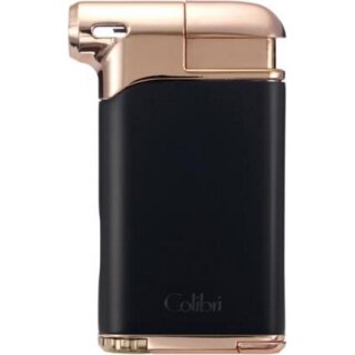 COLIBRI Pfeifenfeuerzeug Pacific II schwarz/rosegold