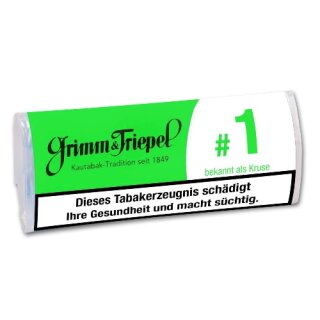 Grimm & Triepel No 1 (bekannt als Kruse) Kautabak (14 gr.)