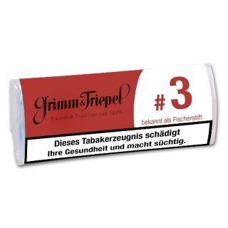 Grimm & Triepel No 3 (bekannt als Fischerstift) Kautabak (14 gr.)