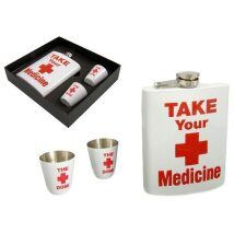 Flachmann-Set Medicine 6oz/180ml