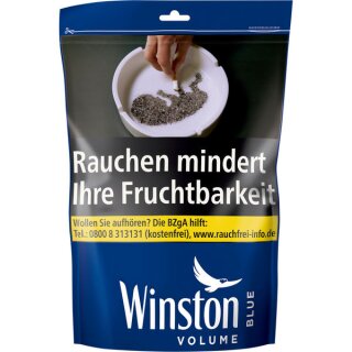 WINSTON Volumen Tobacco Blue Zip Bag-XL (105 gr.)