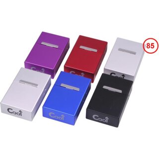 Zigarettenbox Alu  20er Packg King Size bunt sortiert