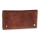 Feinschnitt-Tasche Wildleder braun 17 x 2 x 9 cm