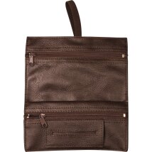 Feinschnitttasche Kunstleder braun
