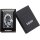 ZIPPO schwarz matt Skull Clock 60004591