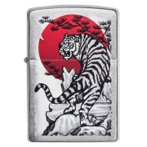 ZIPPO chrom gebürstet Japan Tiger 60004590