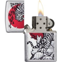 ZIPPO chrom gebürstet Japan Tiger 60004590