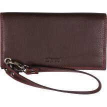 Feinschnitt-Tasche ZIPPO Leder Mocca 8,6 x 16,5 x 2,5 cm...