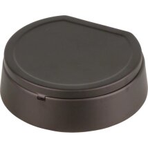 Metallascher STERNEINSATZ MIT DECKEL Schwarz/Chrom