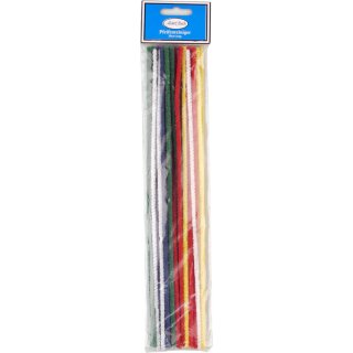 Pfeifenreiniger JEAN CLAUDE Lese bunt 30 cm lang 25 Stück