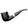 Pfeife RATTRAYâ€™S Black Sheep Half-Bent 106 schwarz Metallring