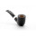 Pfeife RATTRAYâ€™S Black Sheep Half-Bent 106 schwarz Metallring