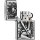 ZIPPO Street chrom Virgo Emblem Tierkreiszeichen 2006499