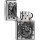 ZIPPO Street chrom Pisces Emblem Tierkreiszeichen 2006500
