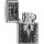 ZIPPO Street chrom Gemini Emblem Tierkreiszeichen 2006503