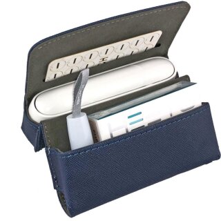 IQOS 3 Etui Kunstleder blau