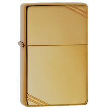 ZIPPO messing poliert Vintage Streifen 60001168