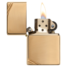 ZIPPO messing poliert Vintage Streifen 60001168
