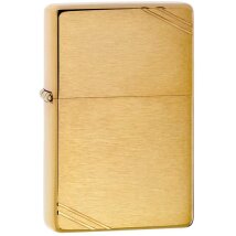 ZIPPO messing gebürstet Vintage Streifen 60000808