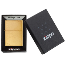 ZIPPO messing gebürstet Vintage Streifen 60000808