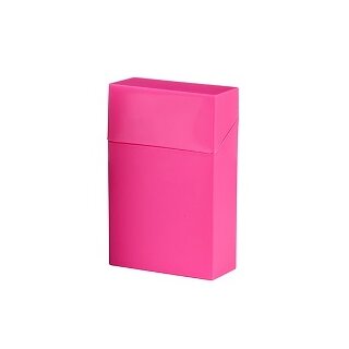 Zigarettenbox Kunststoff pink 20er