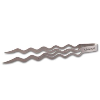 Wasserpfeifen Kohlezange Wave 30 cm Edelstahl
