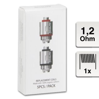E-Clearomizercoil JUSTFOG Fog 1,2 Ohm 5 Stück