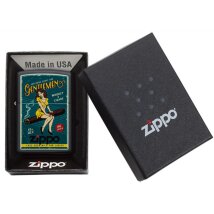 ZIPPO schwarz matt Cigar Girl Design 60005052
