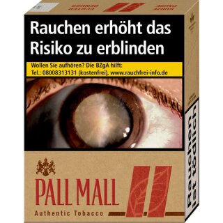 PALL MALL Authentic Red XXL 9,00 Euro (12x22)