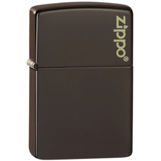 ZIPPO braun matt mit Zippo Logo 60005215