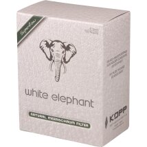 Pfeifenfilter WHITE ELEPHANT Superflow Naturmeerschaum 9 mm 150 Stück