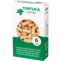 TORTUGA VERDE  Drehfilter Slim 6 mm 108 Stück