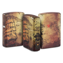 ZIPPO weiß matt color Pirate Ship 60005661