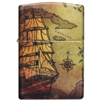 ZIPPO weiß matt color Pirate Ship 60005661