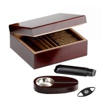 Humidor-Set cherry