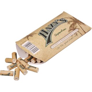 Pfeifenfilter HAZYS Coconut & Meerschaum 8 mm 50 Stück
