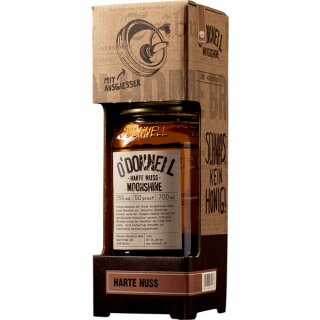 Likör ODONNELL MOONSHINE Harte Nuss  25% Vol. mit Ausgießer